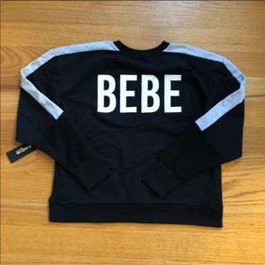 Bebe black and greats sweatshirt